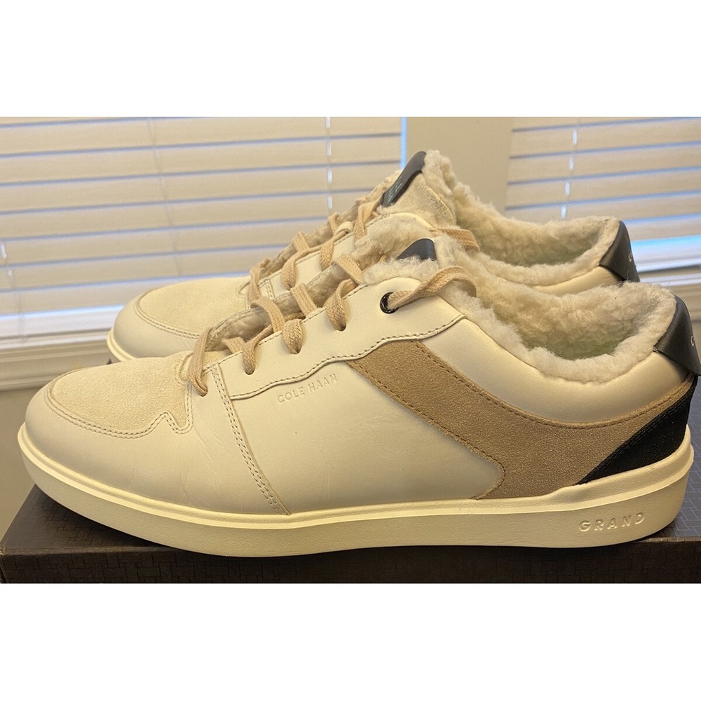 Cole Haan Women's Grand Shoes Modern Tennis Sneaker Soft W24245 WHITE SIZE 10.5B
